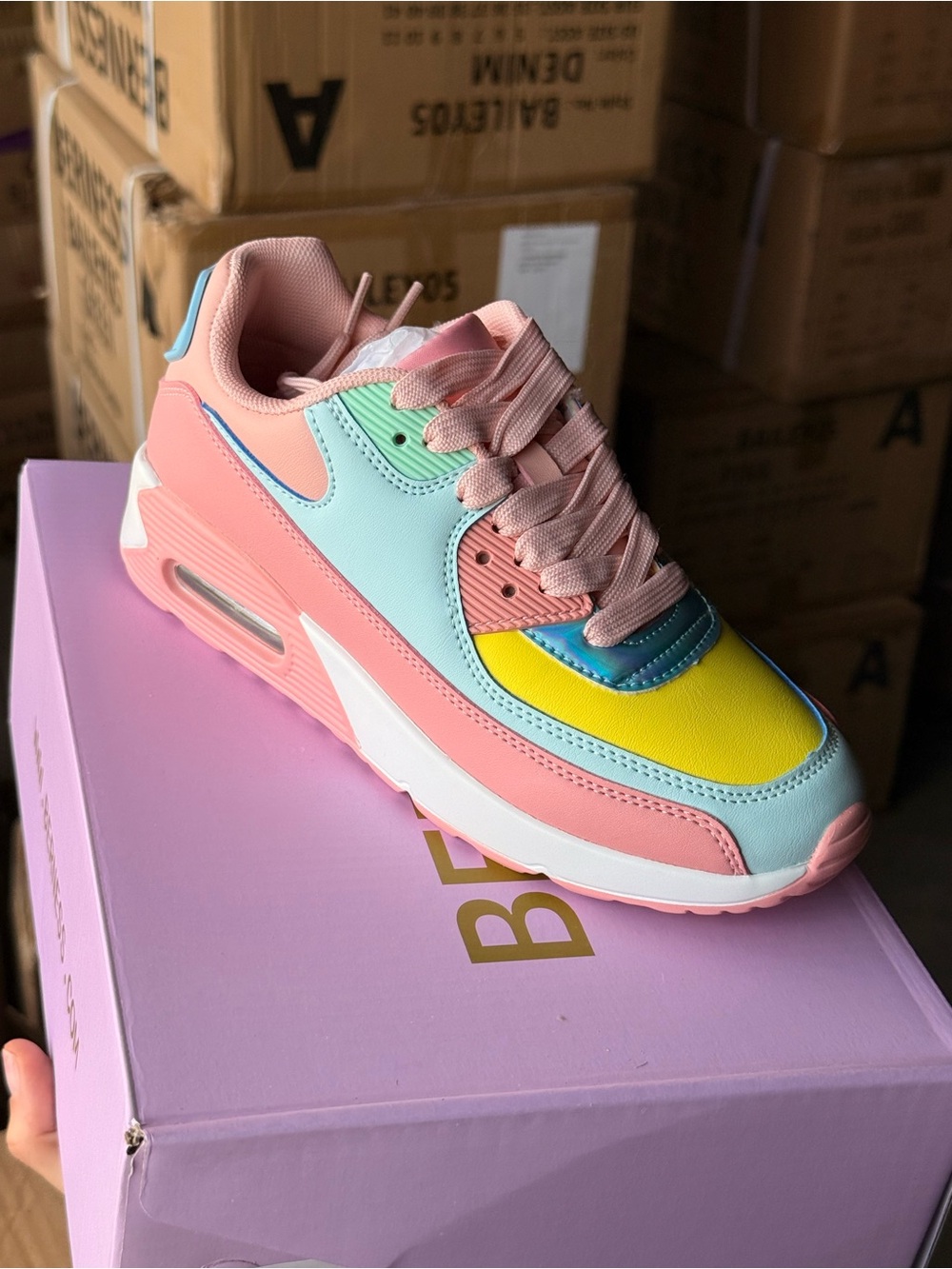 Colorblock Pastel Sneaker - Picture 4 of 4